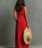 Robe Longue en Lin Sans Manches pour Femme | Idéale pour les Vacances - Emilia Lane