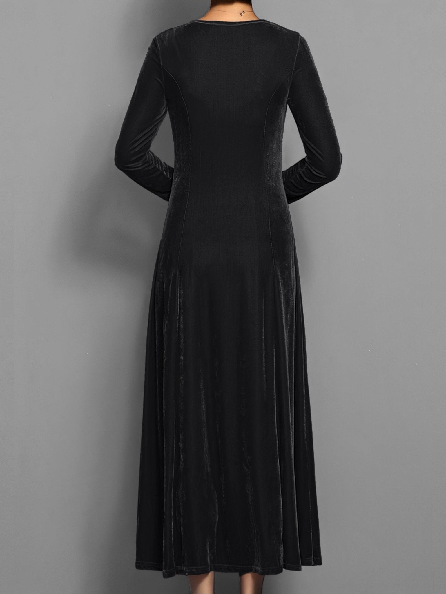 Robe Longue en Velours pour Femmes - Emilia Lane