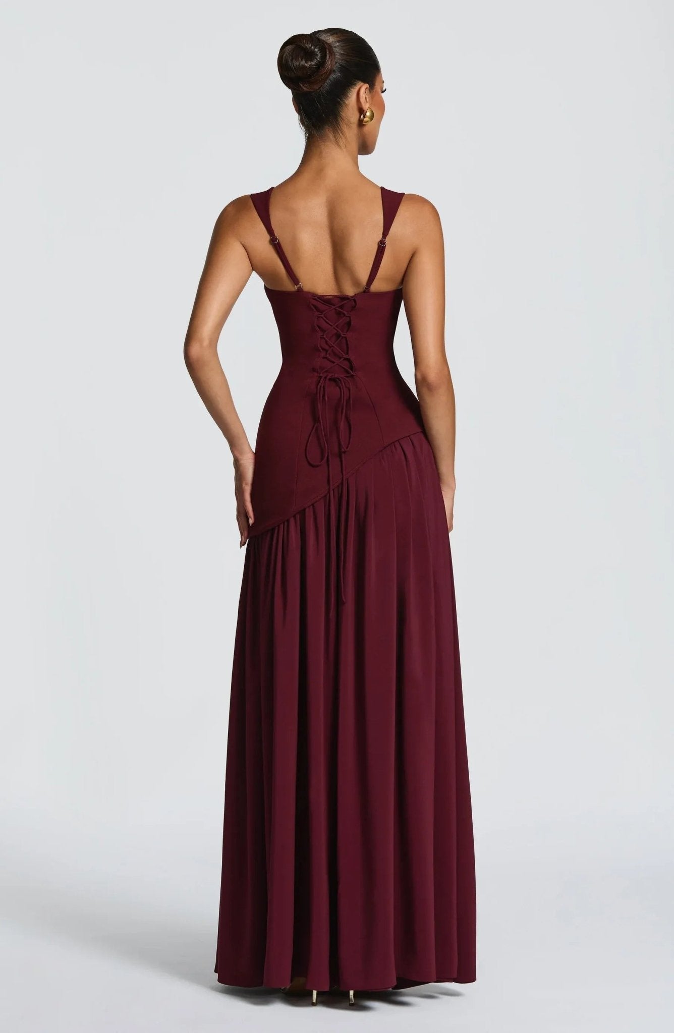 Robe Longue Évasée à Taille Cintrée pour Femme | Idéale pour les Sorties - Emilia Lane