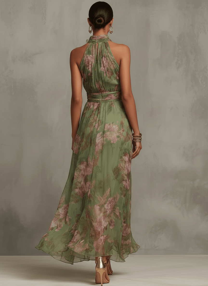 Robe Longue Imprimée Florale pour Femmes - Emilia Lane