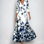Robe longue imprimée pour femmes - Emilia Lane