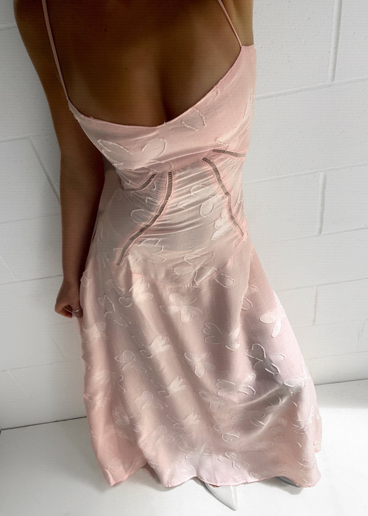 Robe Longue Jacquard Corset pour Femmes - Emilia Lane