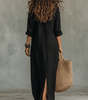 Robe Longue Style Chemise à Boutons pour Femmes - Emilia Lane