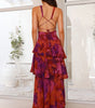 Robe Maxi en Chiffon à Volants pour Femmes - Emilia Lane