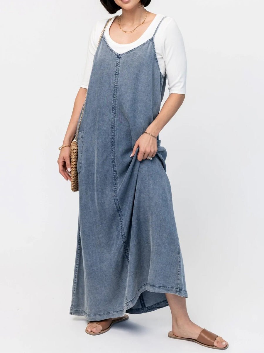 Robe Maxi en Jean Coupe Ample pour Femmes - Emilia Lane