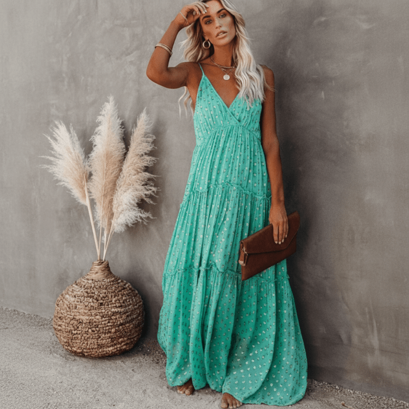 Robe Maxi florale bohème pour Femmes - Emilia Lane