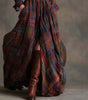 Robe Maxi Longue à Carreaux Vintage pour Femmes - Emilia Lane