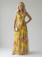 Robe Maxi Sans Manches à Imprimé pour Femme - Emilia Lane