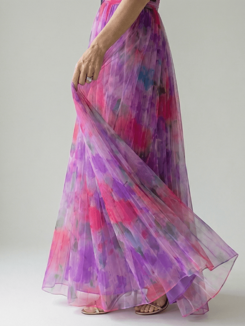 Robe Maxi Sans Manches à Imprimé pour Femme - Emilia Lane