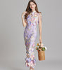 Robe Mermaid à Appliques Florales pour Femme | Idéale pour les Sorties - Emilia Lane