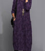 Robe mi - longue à manches longues pour femmes - Emilia Lane