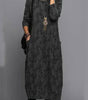 Robe mi - longue à manches longues pour femmes - Emilia Lane