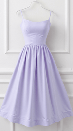 Robe Midi à Encolure Ascot et Coupe Évasée pour Femme | Idéale pour l'Été - Emilia Lane