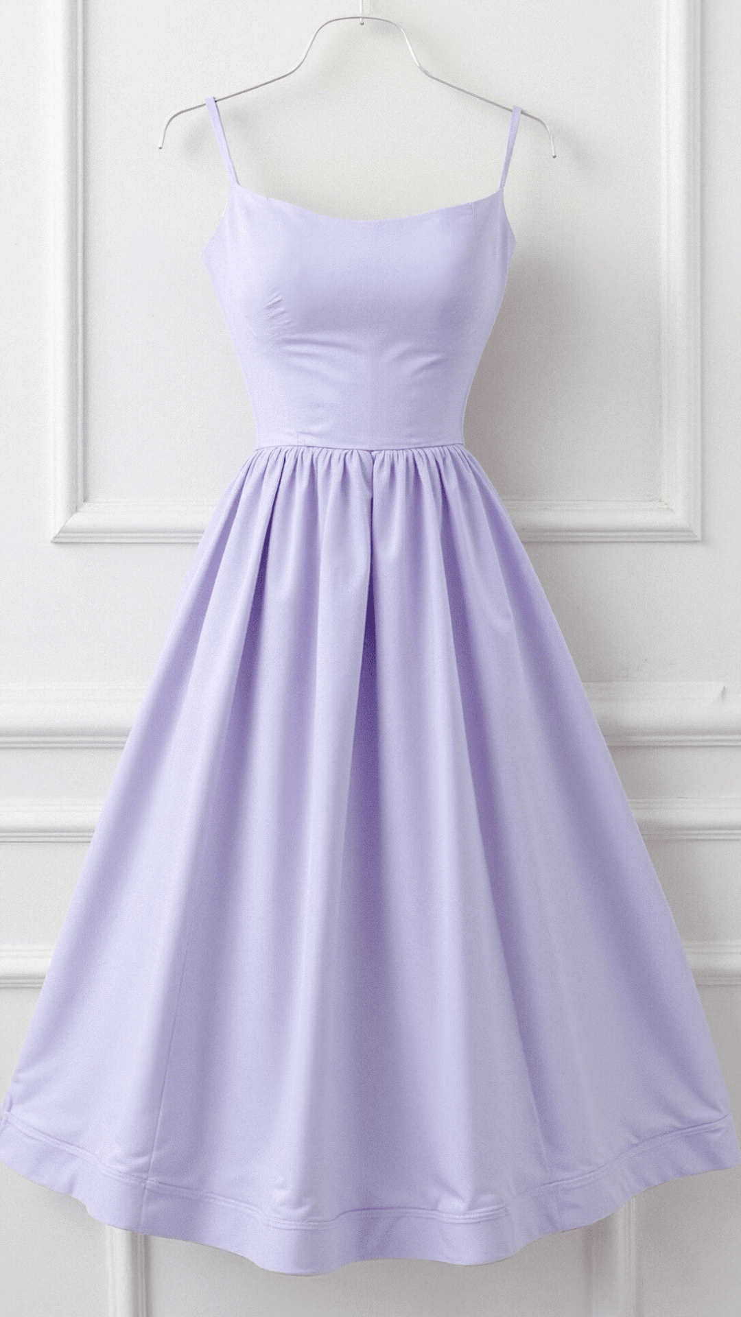 Robe Midi à Encolure Ascot et Coupe Évasée pour Femme | Idéale pour l'Été - Emilia Lane