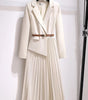 Robe Midi A - Line Plissée pour Femmes - Emilia Lane