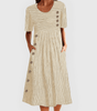 Robe Midi à Rayures pour Femmes - Emilia Lane