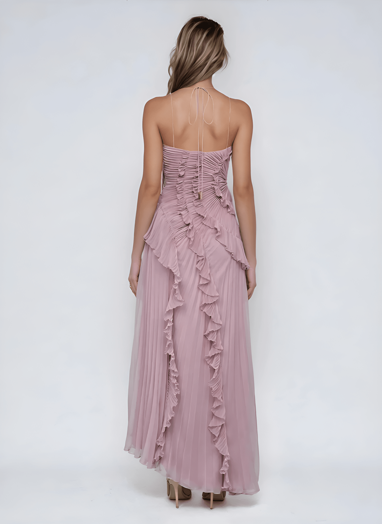 Robe Midi à Volants pour Femme | Idéale pour les Événements Spéciaux - Emilia Lane