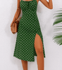 Robe Midi Camisole à Pois pour Femme | Idéale pour les Sorties - Emilia Lane