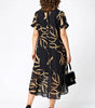 Robe Midi Élégante avec Imprimé pour Femmes - Emilia Lane