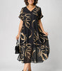 Robe Midi Élégante avec Imprimé pour Femmes - Emilia Lane