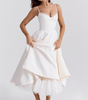 Robe Midi en Satin pour Femmes - Emilia Lane