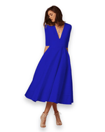 Robe Midi en Tissu Confortable pour Femmes - Emilia Lane