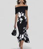 Robe midi imprimée pour femmes - Emilia Lane