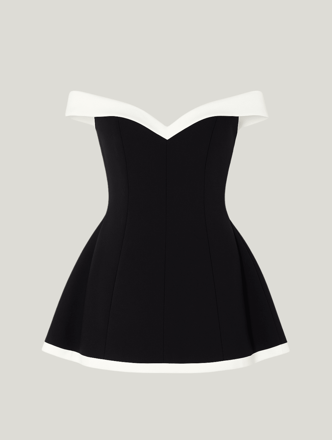 Robe Mini à Bretelles Contrastantes pour Femmes - Emilia Lane