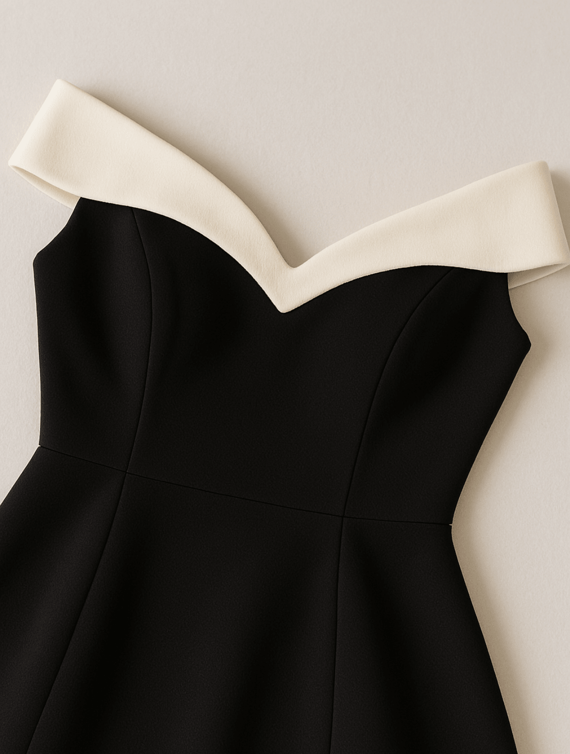 Robe Mini à Bretelles Contrastantes pour Femmes - Emilia Lane