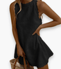 Robe Mini en Coton et Lin pour Femmes - Emilia Lane