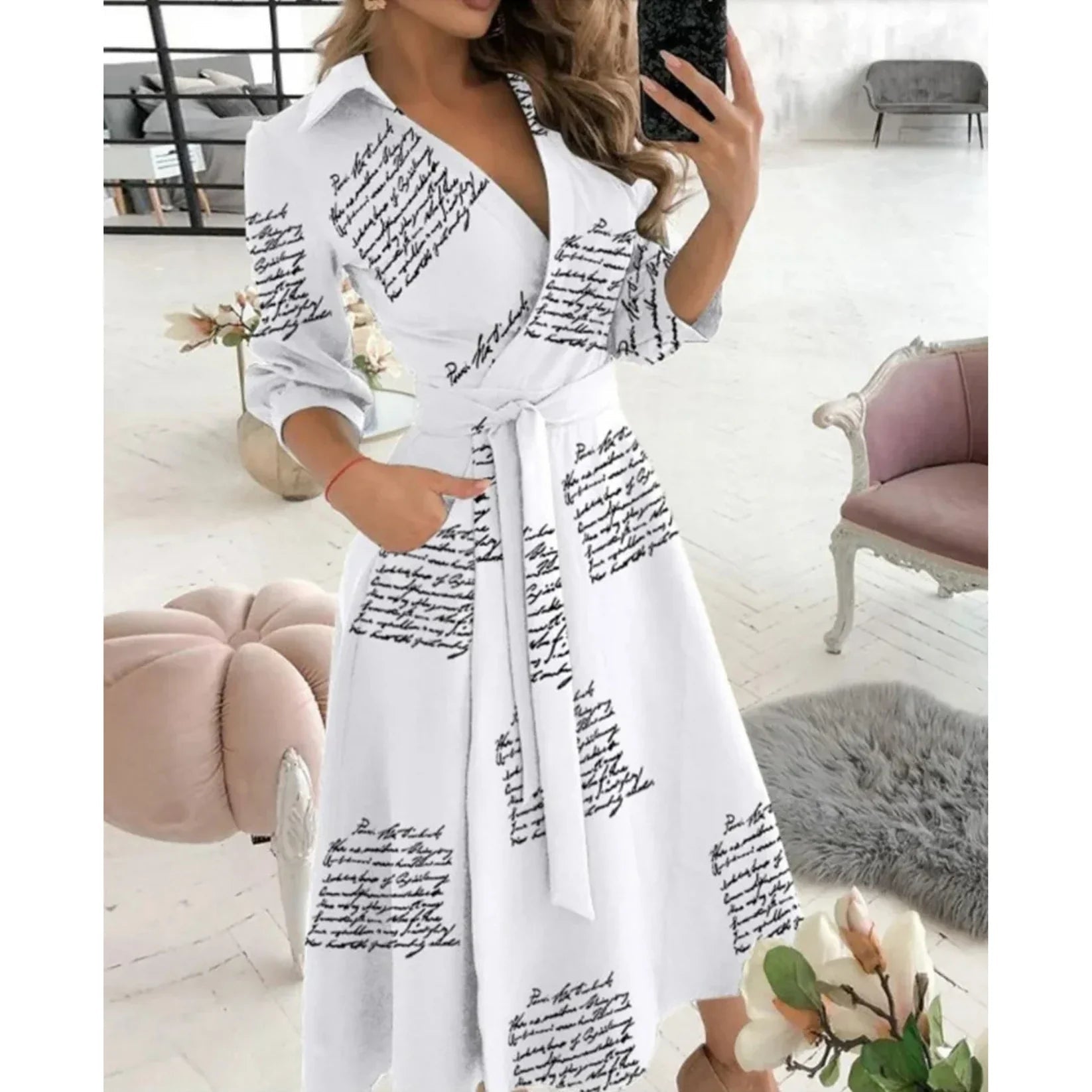 Robe Portefeuille Élégante pour Femmes - Emilia Lane