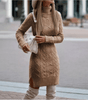 Robe Pull Col à Revers à Manches Longues pour Femme - Emilia Lane