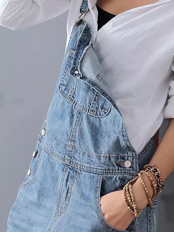 Robe Salopette Longue en Jean pour Femmes - Emilia Lane