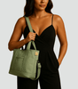 Sac fourre - tout en toile grande capacité pour femmes - Emilia Lane