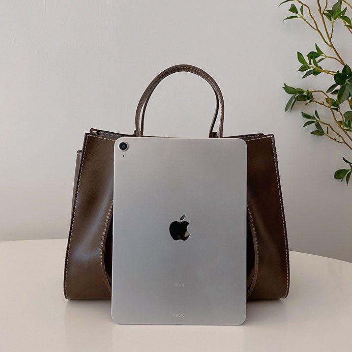 Sac Porté Épaule en Cuir Végétalien pour Femme - Emilia Lane