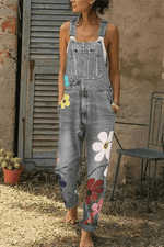 Salopette Denim Artisanale pour Femmes - Emilia Lane