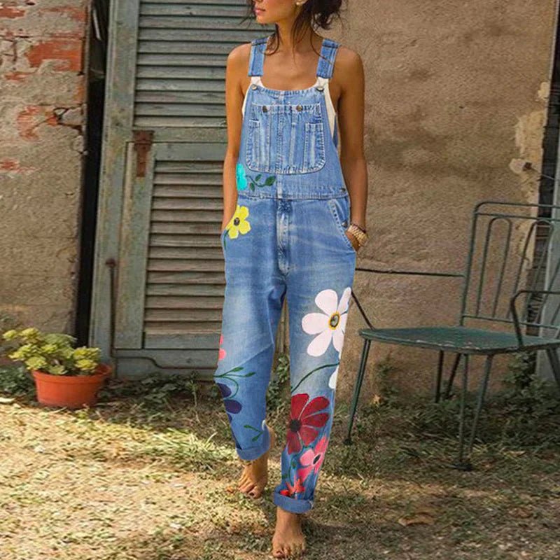 Salopette en denim pour femmes - Emilia Lane
