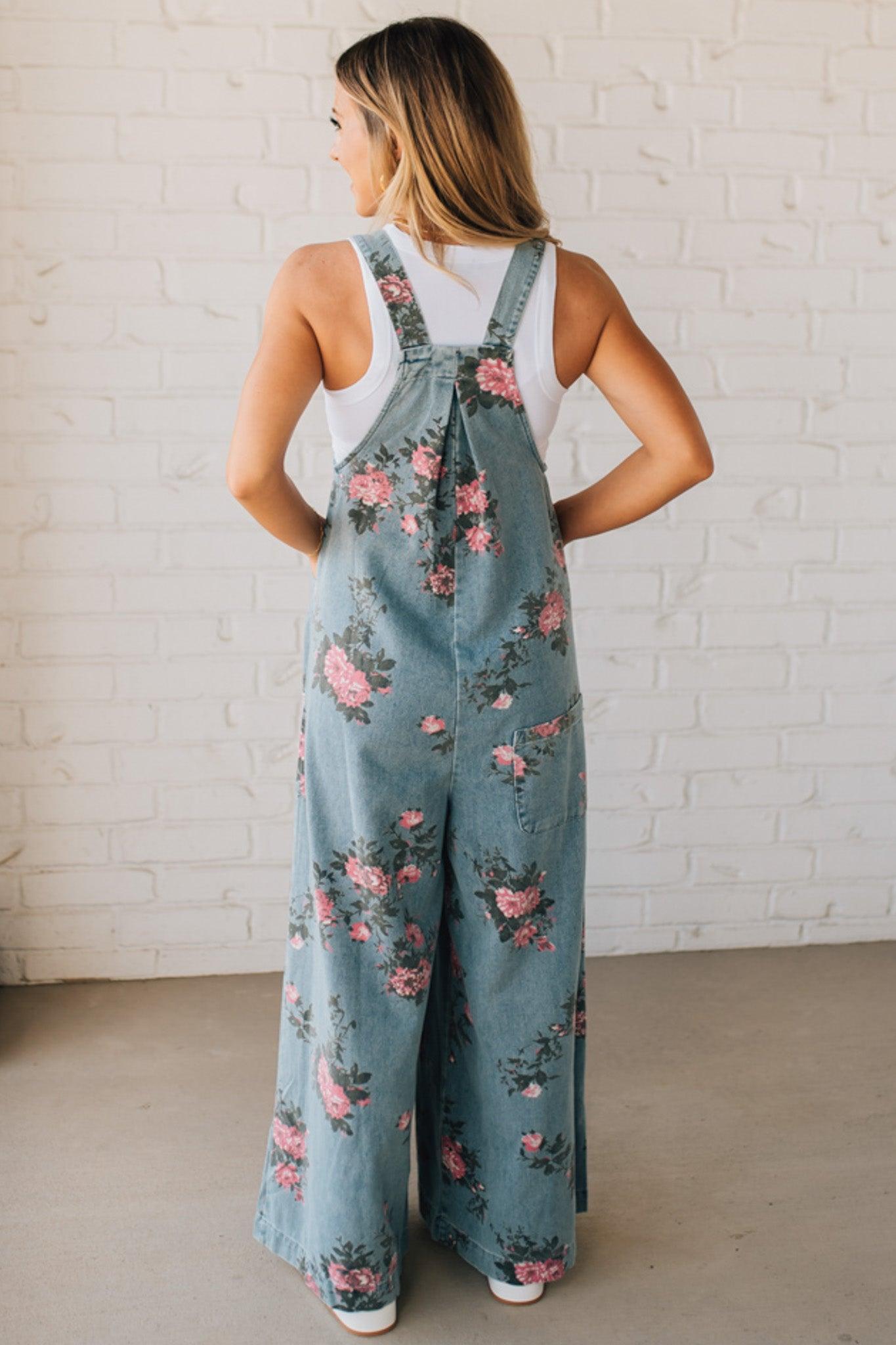 Salopette Femme Imprimé Floral - Emilia Lane