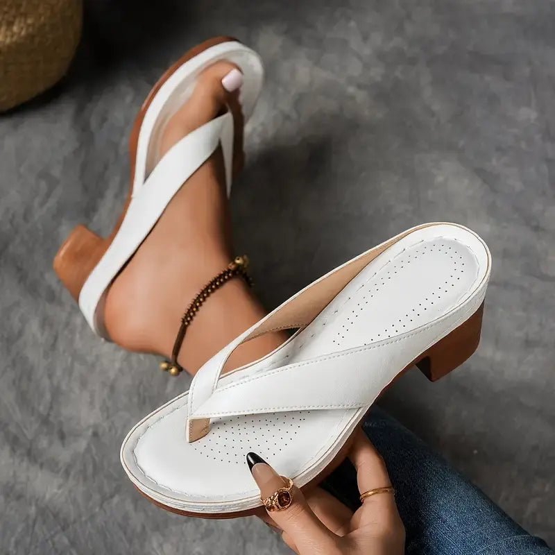 Sandales à Bride Large et Semelle Antidérapante pour Femme | Idéales pour l'Été - Emilia Lane