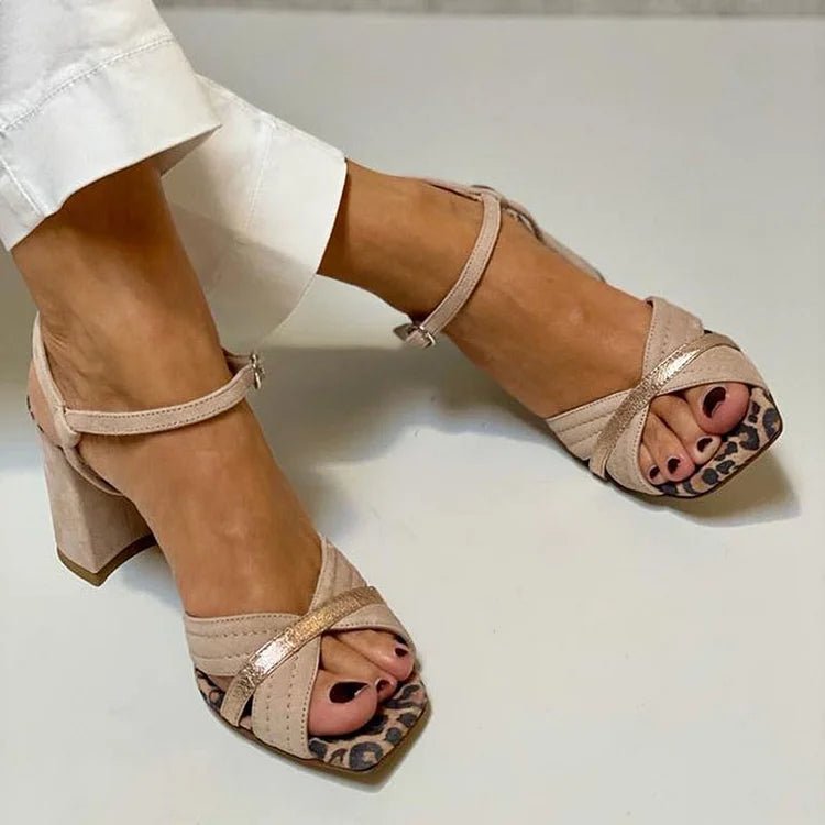 Sandales à Talon Croisé pour Femmes - Emilia Lane