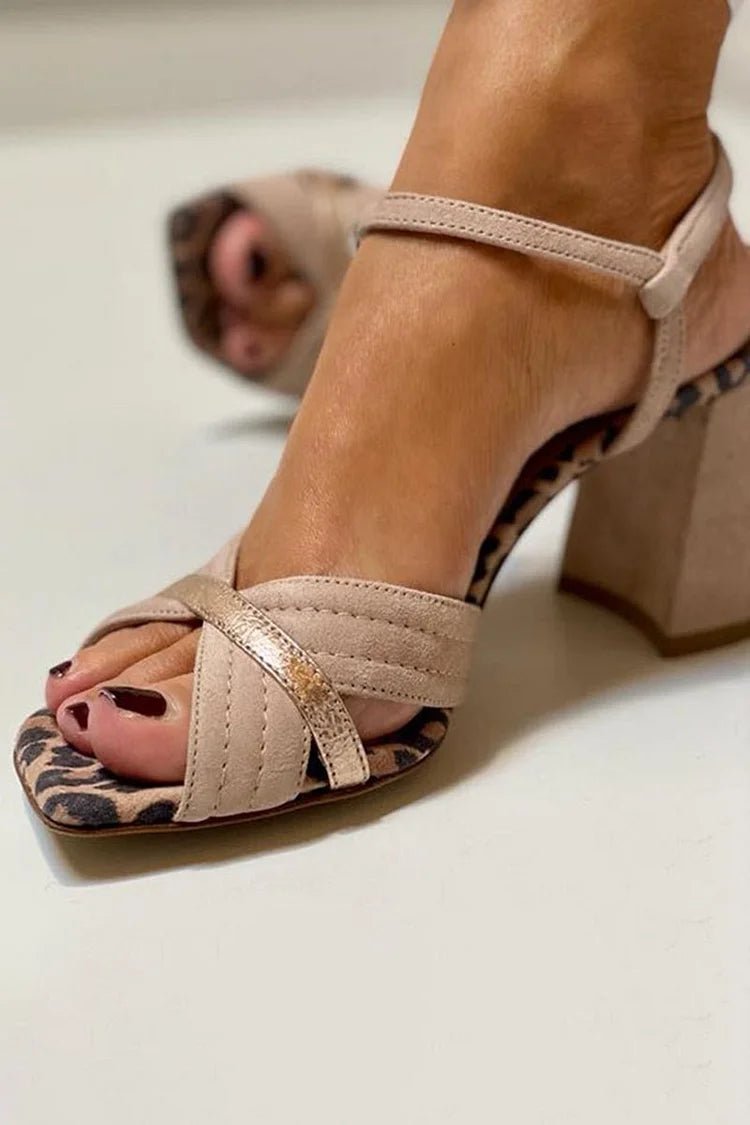 Sandales à Talon Croisé pour Femmes - Emilia Lane