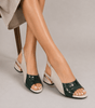 Sandales à Talons Moyen en Cuir pour Femmes | Idéales pour l'Été - Emilia Lane