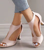 Sandales avec Tacco Bas et Suede pour Femme | Idéales pour l'Été - Emilia Lane
