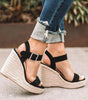 Sandales Compensées avec Bride Boucle pour Femmes - Emilia Lane