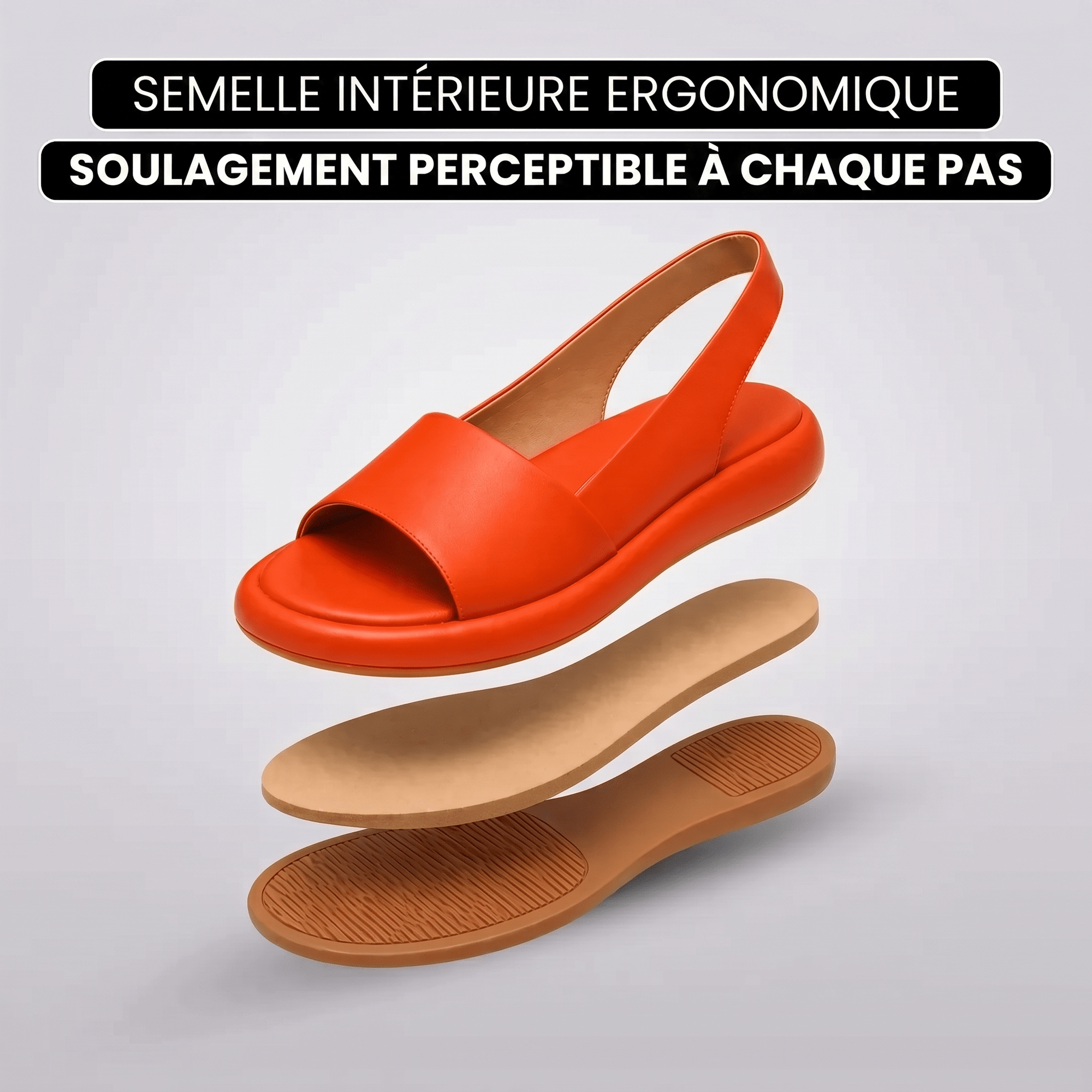 Sandales Compensées Femme À Bride Arrière Et Bout Ouvert - Emilia Lane