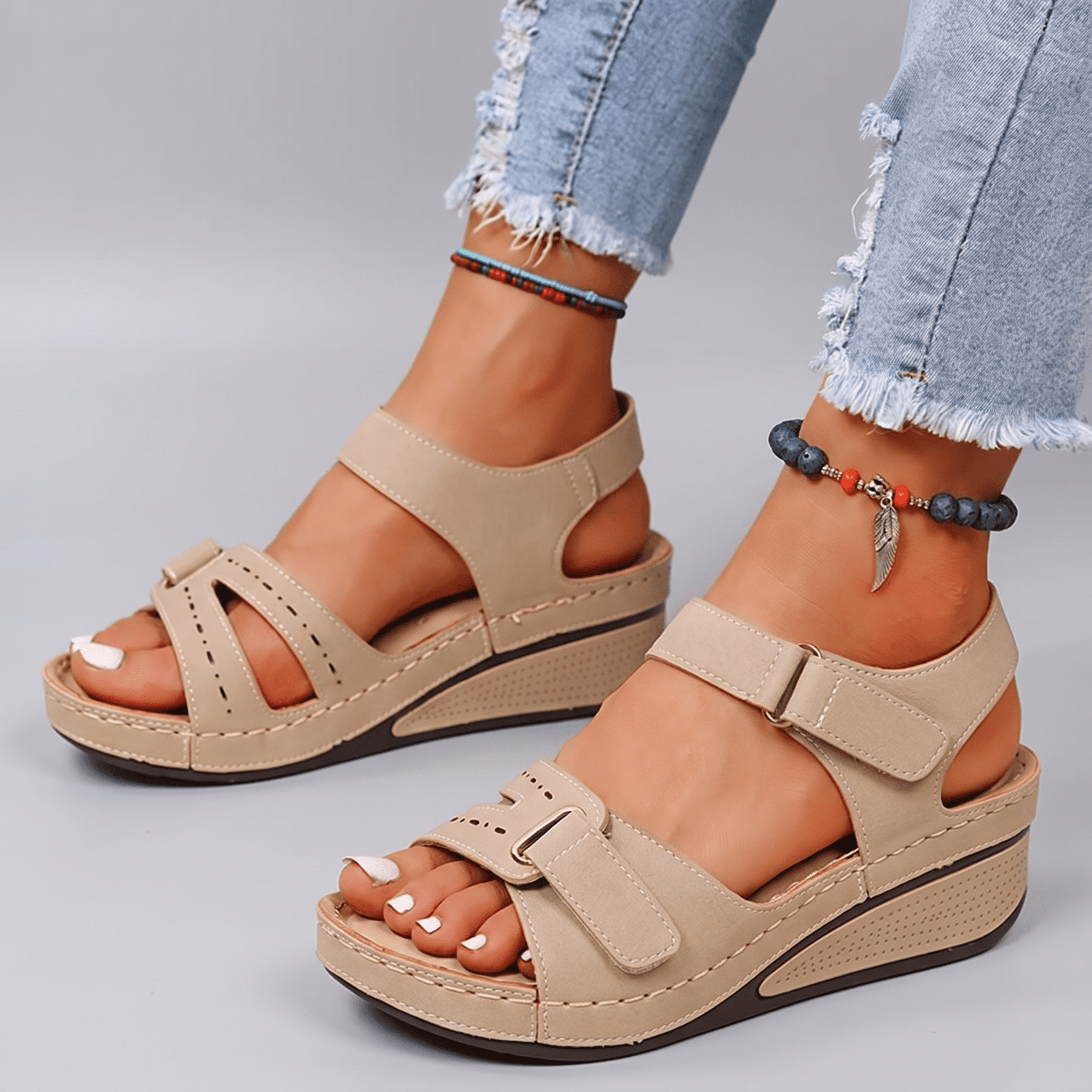 Sandales Compensées Femme | Confort et Élégance - Emilia Lane