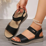 Sandales confort en simili cuir pour femmes - Emilia Lane
