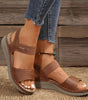 Sandales confort en simili cuir pour femmes - Emilia Lane
