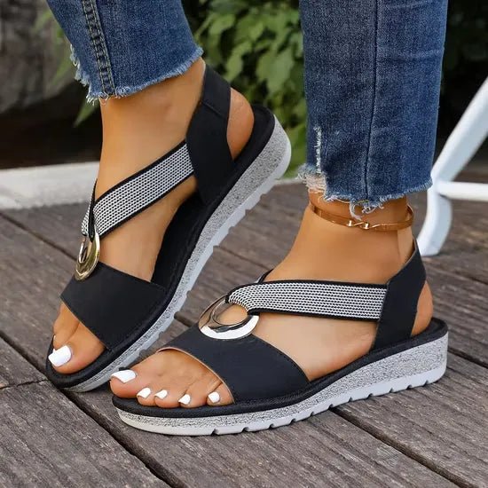 Sandales Confortables à Boucle pour Femme | Idéales pour l'Été - Emilia Lane