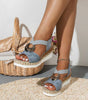 Sandales Confortables à Talon Compensé pour Femmes - Emilia Lane